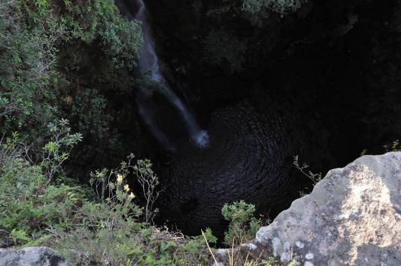 Buraco do Padre visto por cima, próximo à Ponta Grossa - PR